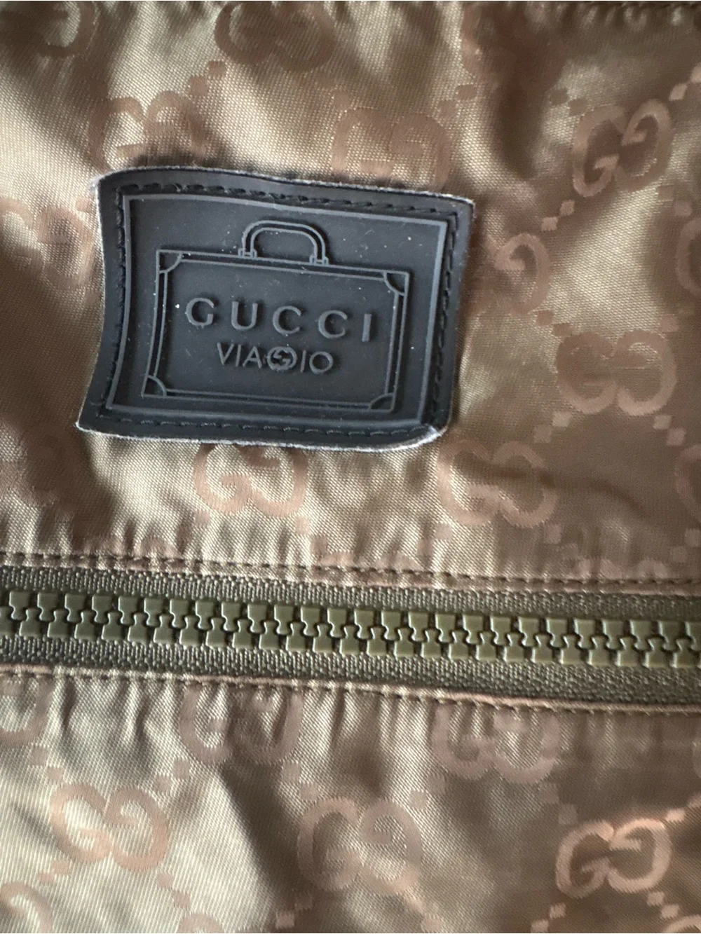 Authentic Gucci Brown Monogram Tote Bag